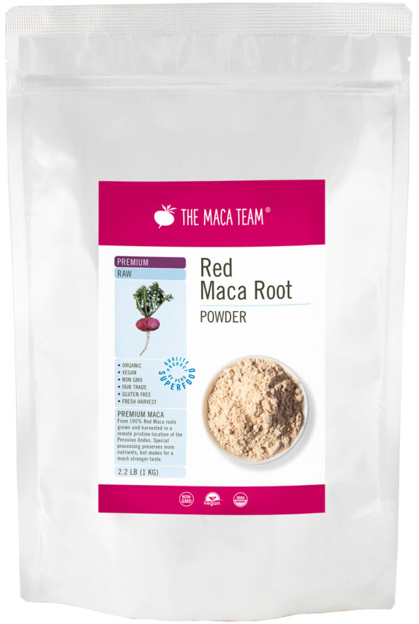 maca Organic Premium Raw Red Maca Powder